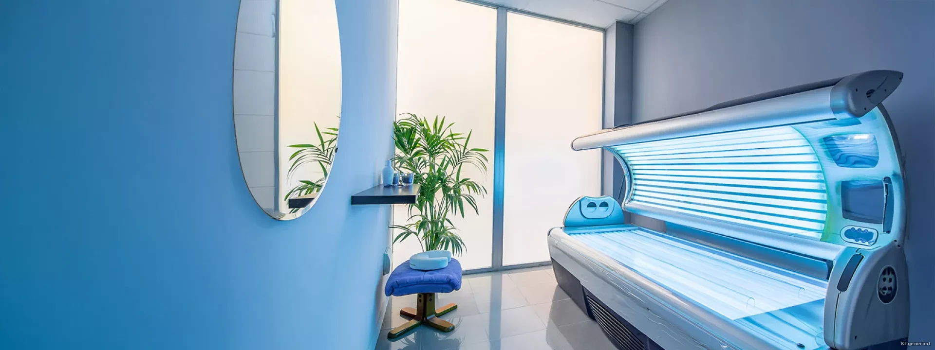 Solarium mit Rotlicht
für Hautpflege & Wohlbefinden Header Hintergrund